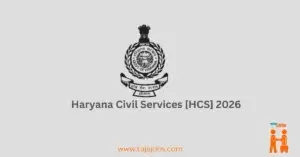 Haryana Civil Service Online Form 2026